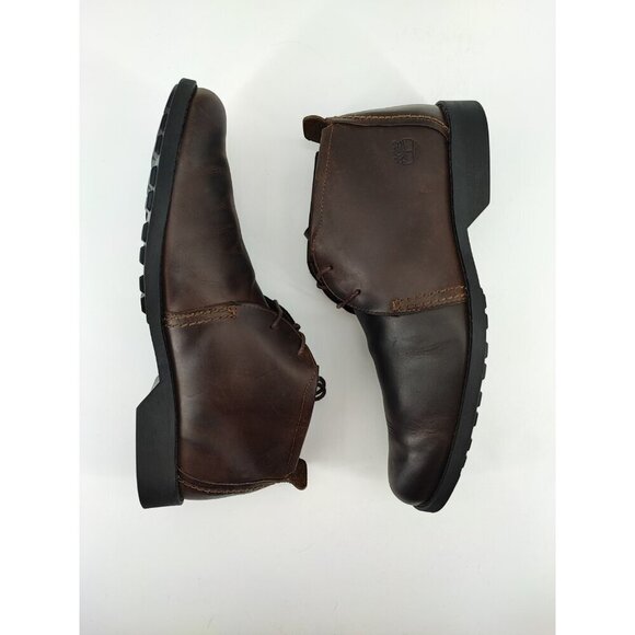 Timberland Men\'s Stormbuck Dark Brown Leather Oxford Shoes Size 10.5 US